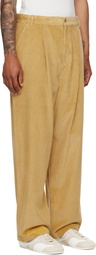 Moschino Tan Toggle Trousers