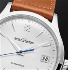 Jaeger-LeCoultre - Master Control Date Automatic 40mm Stainless Steel and Leather Watch, Ref No. 4018420 - White