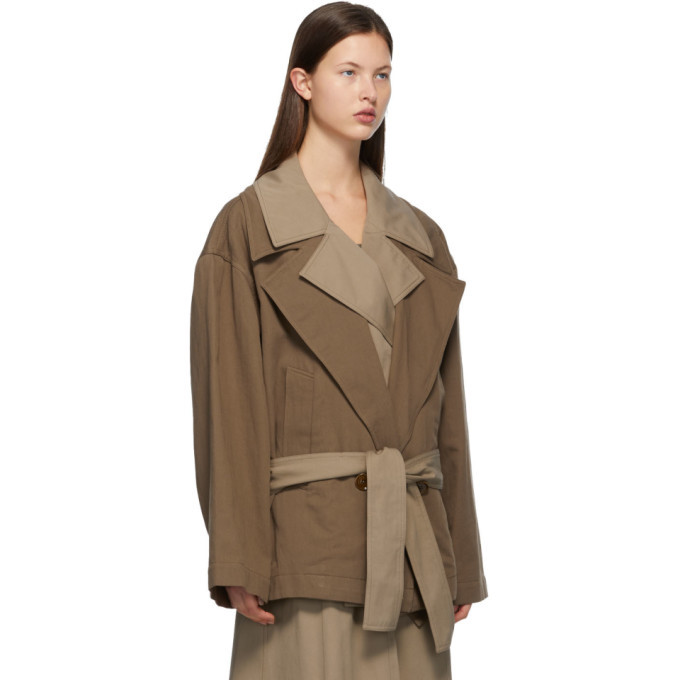 Lemaire Brown Trench Blouson Jacket Lemaire