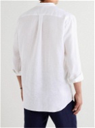 Turnbull & Asser - Blake Grandad-Collar Linen Shirt - White