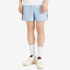Gucci Men's GG Logo Swim Shorts in Azure