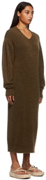 Arch The SSENSE Exclusive Brown V-Neck Dress