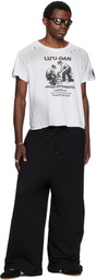 LU'U DAN Black Wadded Bontans Sweatpants