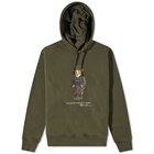 Polo Ralph Lauren Men's Heritage Bear Popover Hoody in Armadillo Heritage Bear