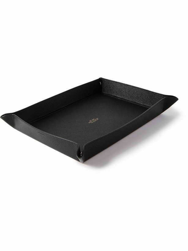 Photo: Smythson - Large Panama Cross-Grain Leather Trinket Tray