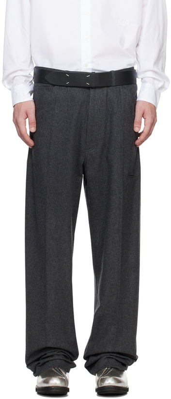 Photo: Random Identities Gray Creased Trousers