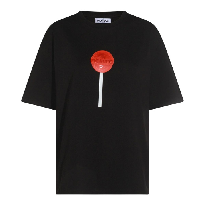 Photo: Fiorucci Black Cotton T-shirt