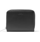 A.P.C. - Emmanuel Leather Zip-Around Wallet - Black