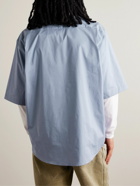 Acne Studios - Sandrok Oversized Cotton-Blend Poplin Shirt - Blue