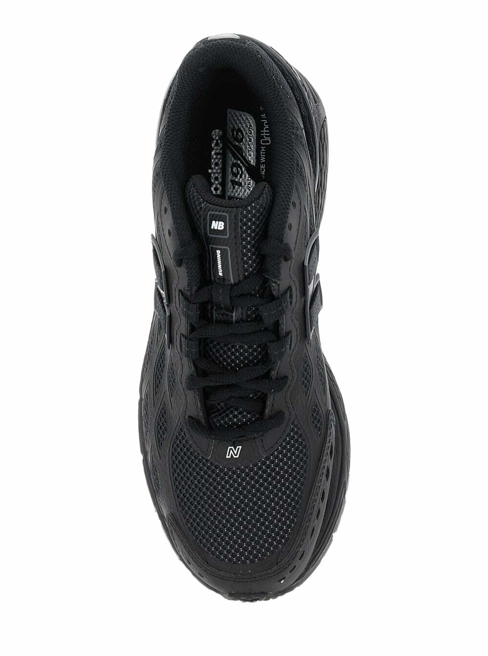 New Balance 1906 Black Sneaker With Mesh Design And Side Logo In Tech Fabric Unisex