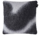 Viso Project Mohair Cushion in Black/White