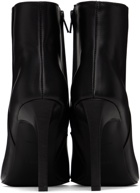 Juun.J Black Leather Stiletto Boots