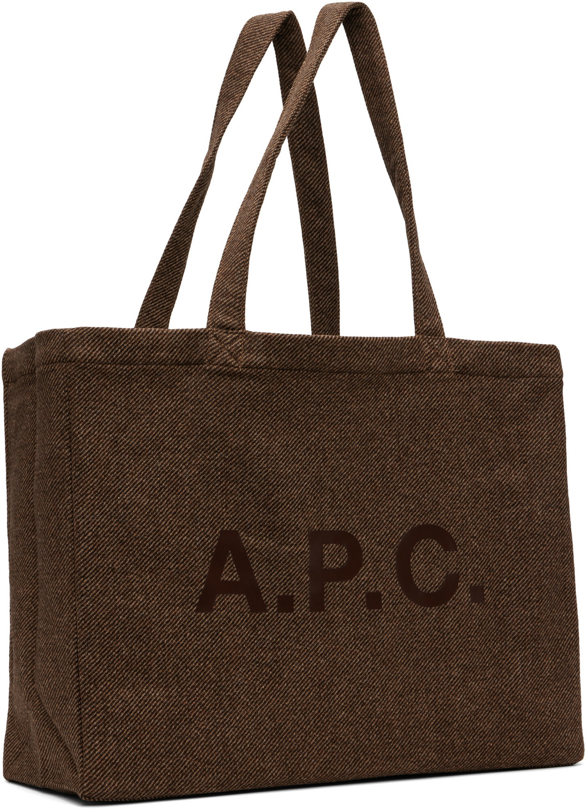 A.P.C. Brown Diane Shopping Tote