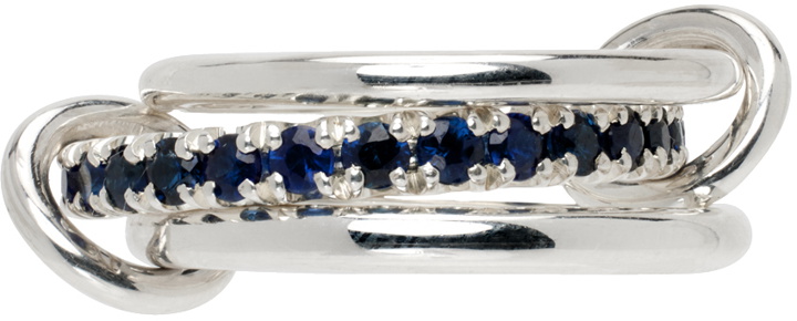 Photo: Spinelli Kilcollin Silver & Blue Petunia Ring
