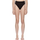 la fille dO Black Halt High-Rise Briefs