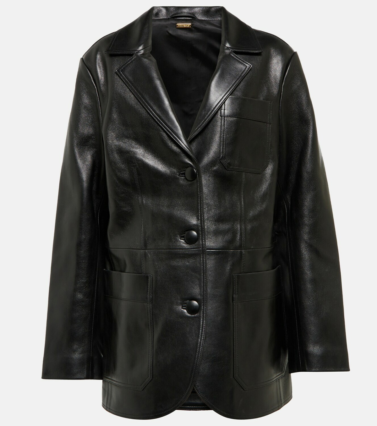 Dodo Bar Or Leather blazer