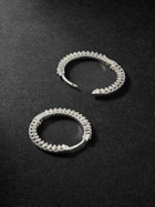 Yvonne Léon - White Gold Diamond Hoop Earrings