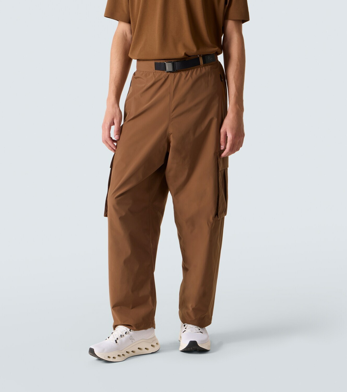 Loewe x On belted technical cargo pants