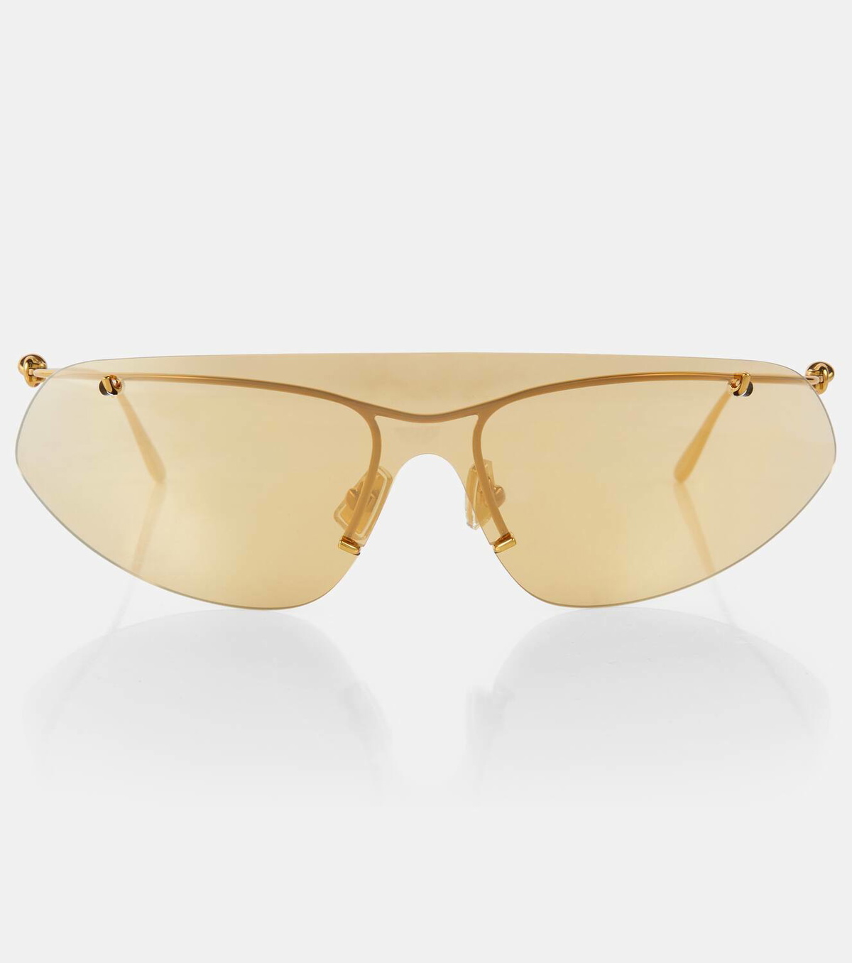 Bottega Veneta ‘Visio Scultoreo’ Oversized Shield Sunglasses main image 0