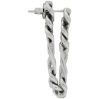 Bottega Veneta Silver Chain Link Earrings