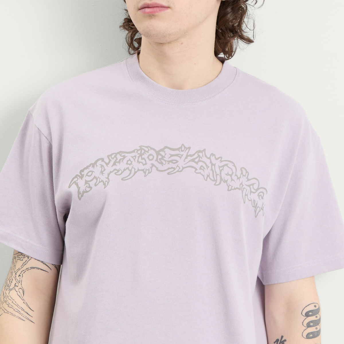 Polar Skate Co. Men's Conflict Scenario T-Shirt in Pale Purple