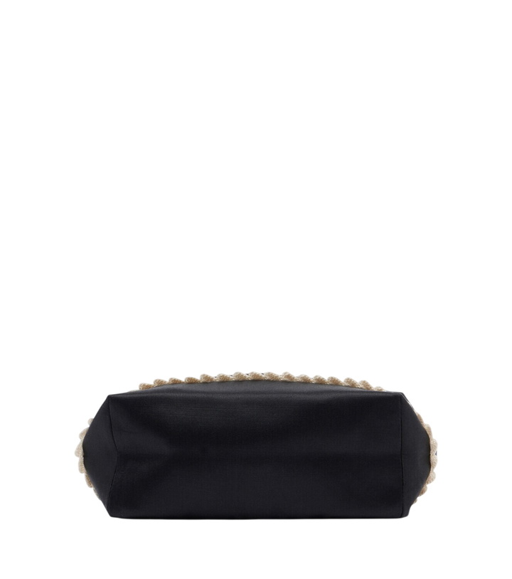 Photo: Magda Butrym Crochet-trimmed clutch