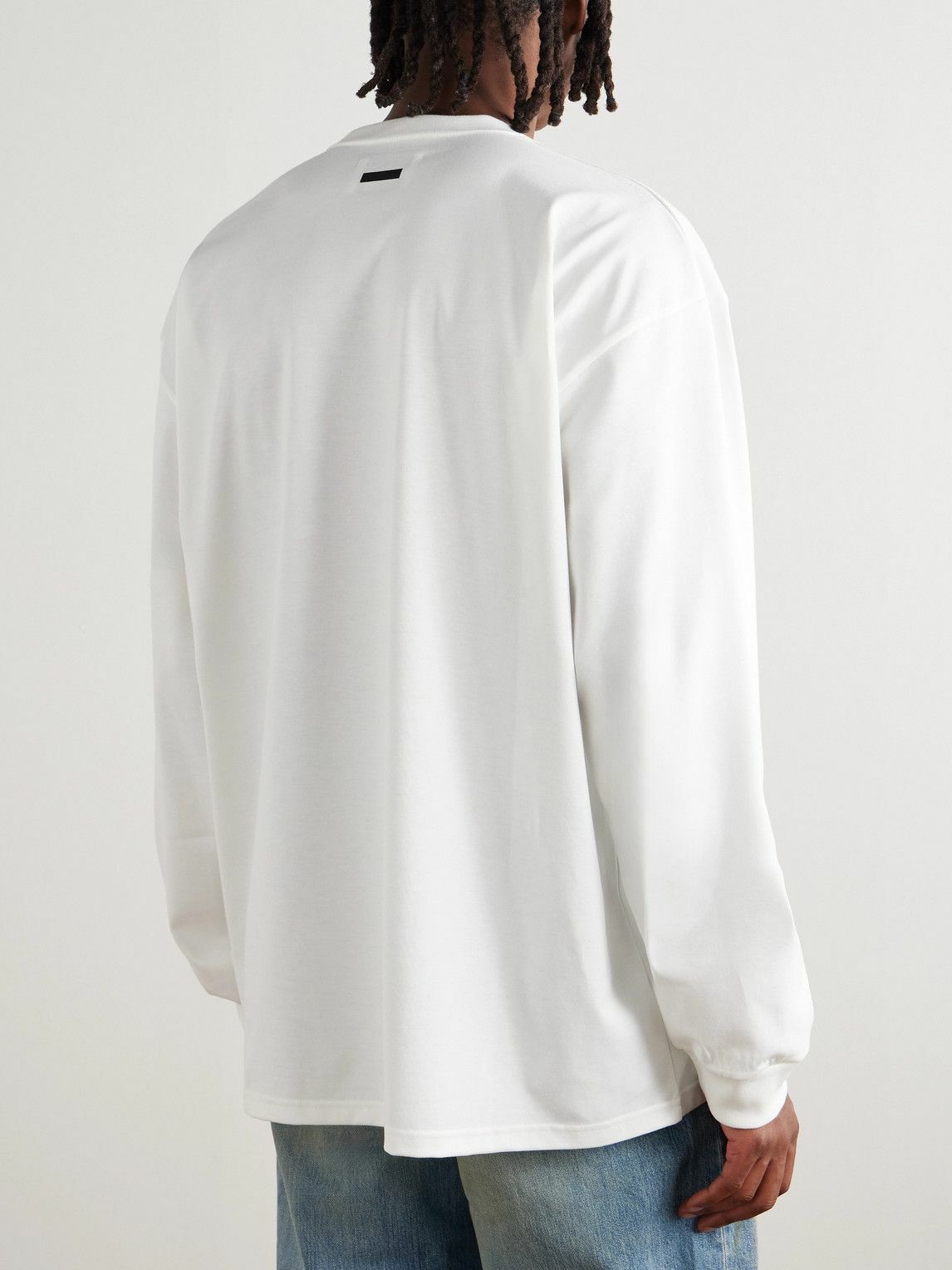 ssstein - Oversized Cotton-Jersey T-Shirt - White
