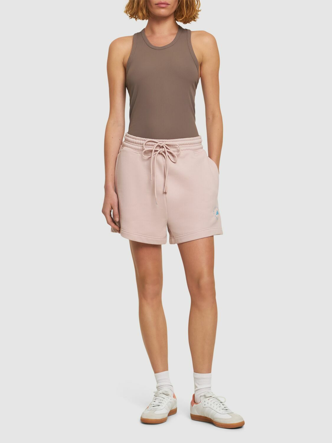 ADIDAS BY STELLA MCCARTNEY - Cotton Terry Shorts adidas by