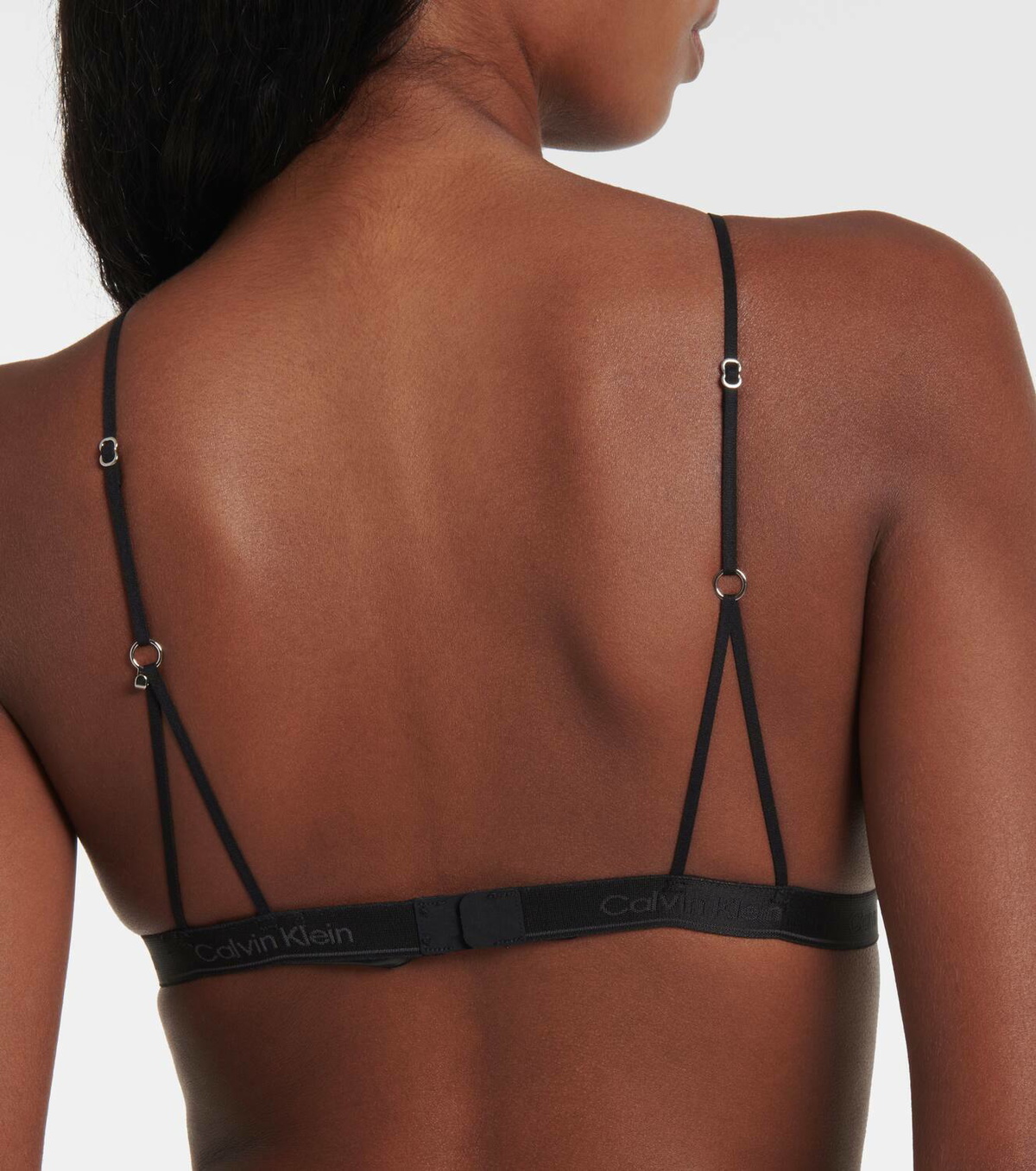 Nensi Dojaka x Calvin Klein triangle bra Nensi Dojaka