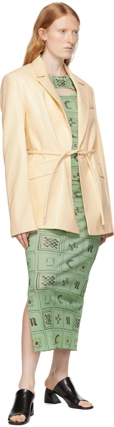 nanushka green dress Nanushka Green Scylla Maxi Dress