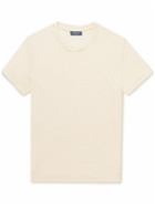 Frescobol Carioca - Slim-Fit Cotton and Linen-Blend Jersey T-Shirt - Pink