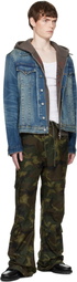 COÛT DE LA LIBERTÉ Blue Johnny Twisted Denim Trucker Jacket