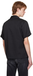 Second/Layer SSENSE Exclusive Black Pin Point Shirt