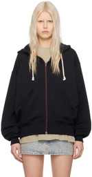 Acne Studios Black Zip Hoodie