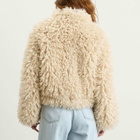 Samsøe Samsøe Women's Samedda Curly Bomber Jacket in Pumice Stone