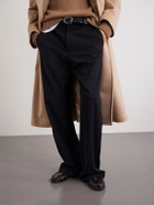 TOM FORD - Sebastian Croc-Effect Leather Loafers - Brown