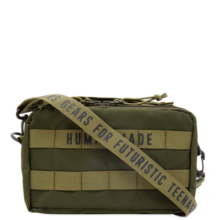 Photo: Human Made Men's Military Shoulder Pouch Bag in Olive Drab