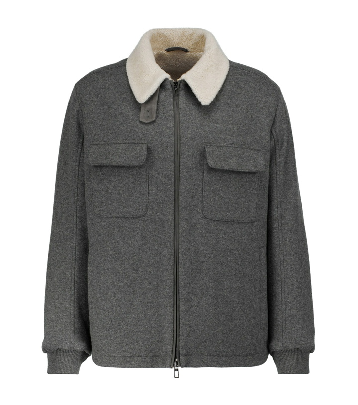 Photo: Loro Piana - Zipped cashmere-blend jacket