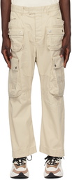 Dsquared2 Beige Multipocket Cargo Pants