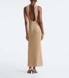 SIR Ellinor crochet cotton maxi dress