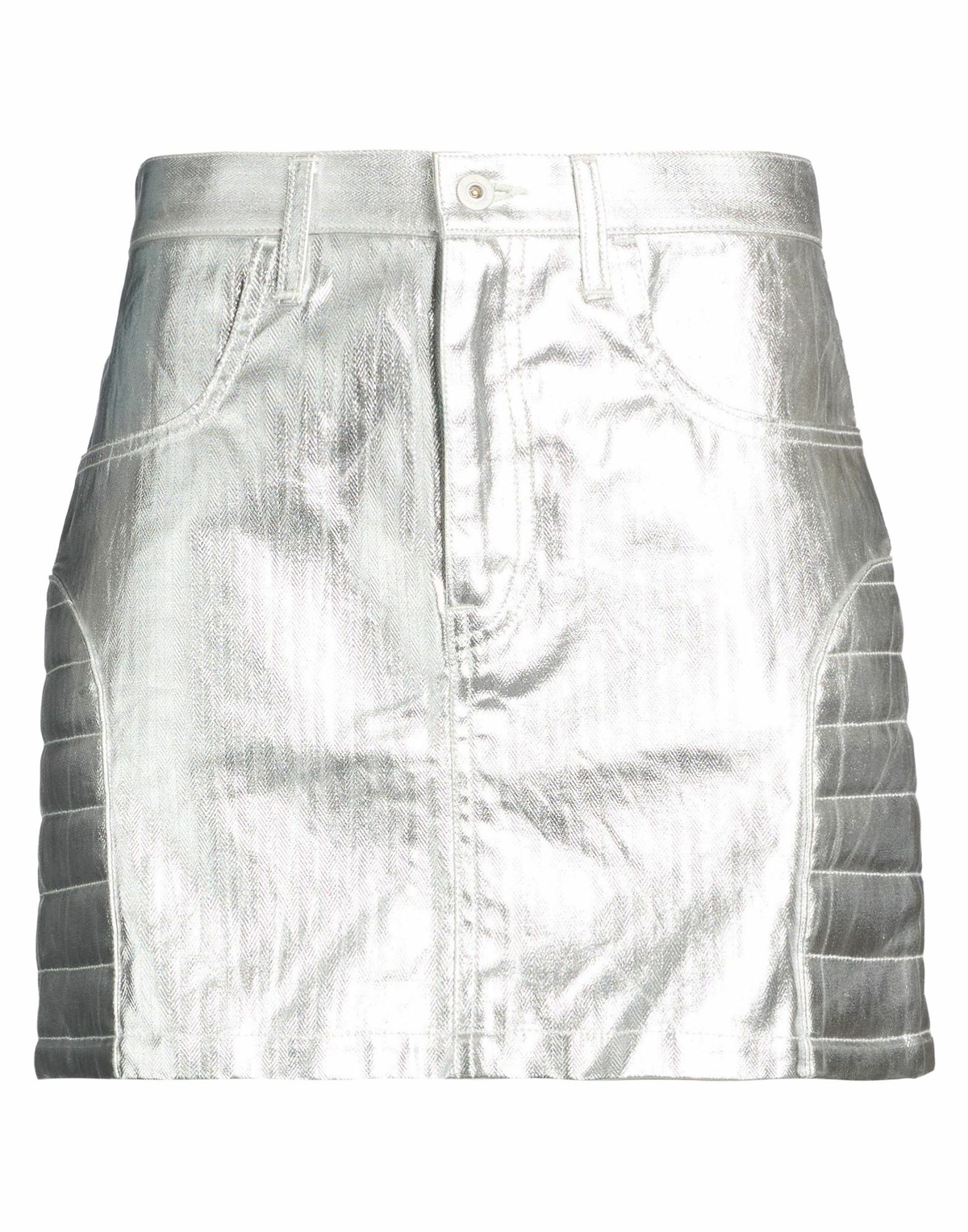 Junya Watanabe Womens Mini skirt in Silver