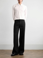 Alexander McQueen - Straight-Leg Wool Trousers - Black
