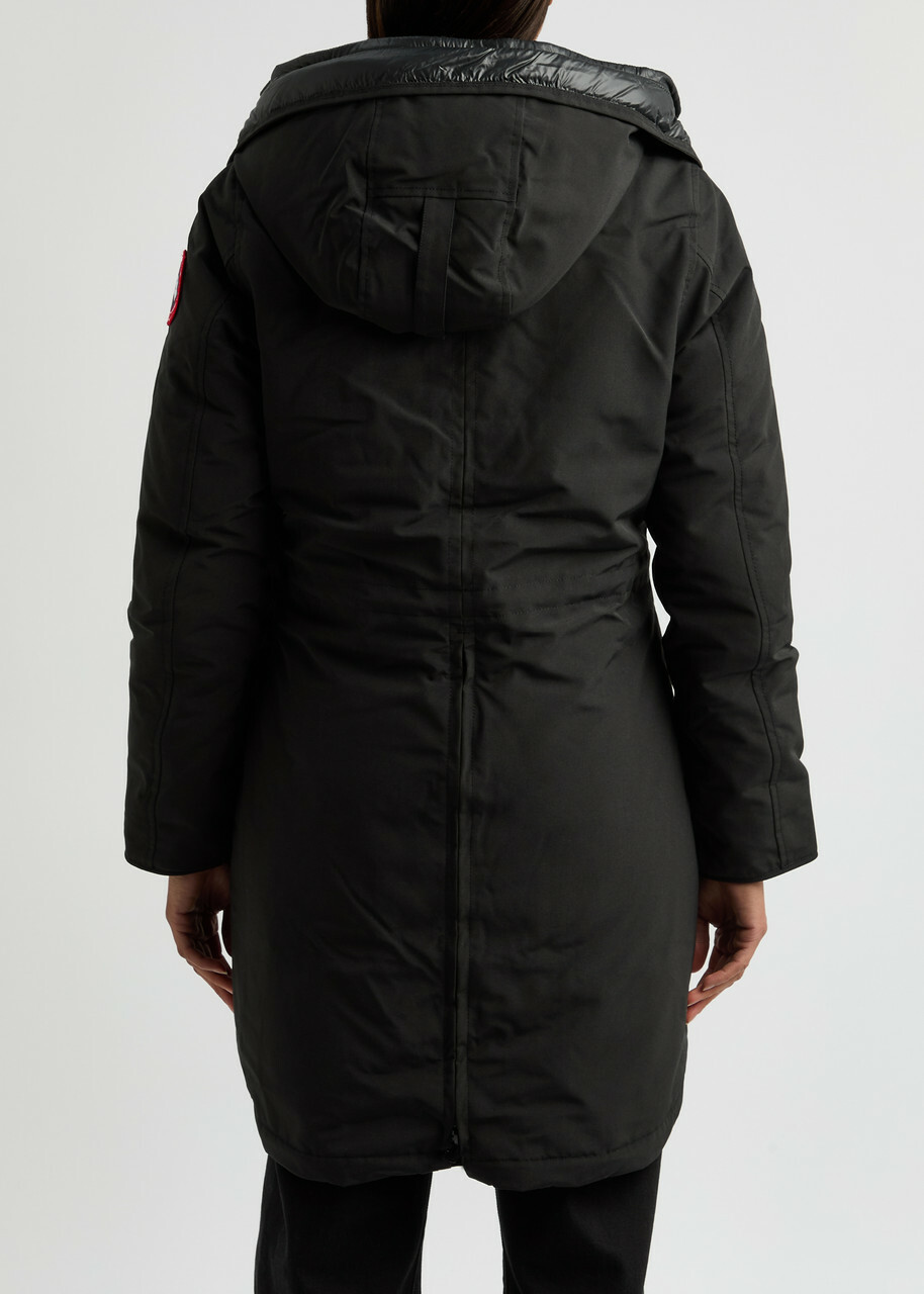 Canada Goose Rossclair Hooded Shell Coat Black