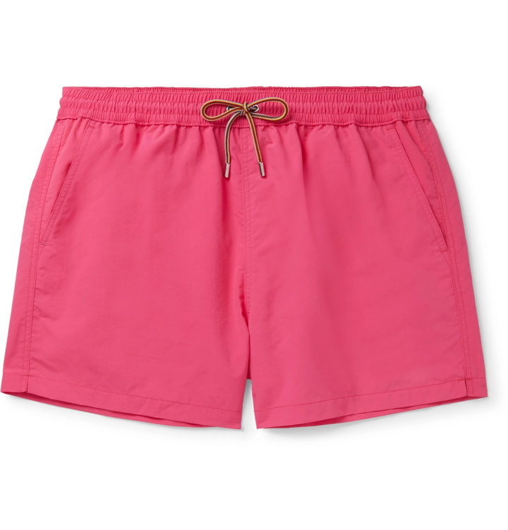 Photo: Paul Smith - Short-Length Swim Shorts - Pink