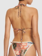 ZIMMERMANN Devi Printed Crochet Bikini Set