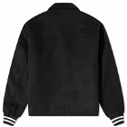 Aries Wool Varsity Jacket in Black