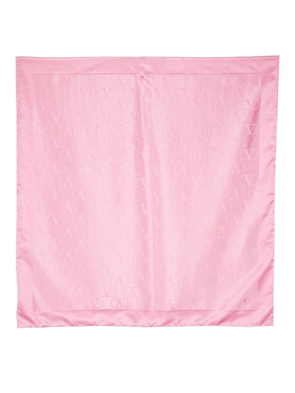Foulard Valentino En Soie Vintage - 86 X 86 Cm, Motif Cristal, Soie Luxueuse, Accessoire élégant TBEG