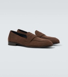 Brioni Appia leather penny loafers