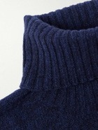 Altea - Wool and Cashmere-Blend Rollneck Sweater - Blue