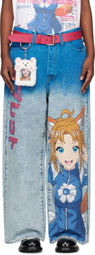 doublet Blue Anime Jeans